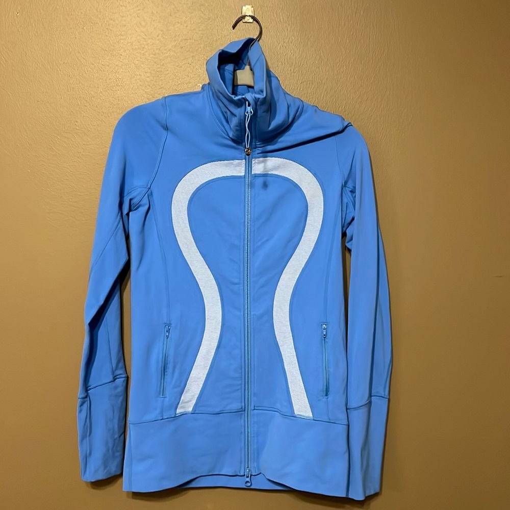 Lululemon In Stride Athletic Jacket Blue Women's Size 6